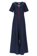 Solveig jumpsuit i mørk blå denim