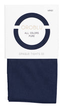 50 denier blå tights Oroblu blue11