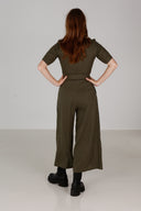 Laura khakigrønn jumpsuit