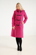 Idunn Duffel coat pink ull