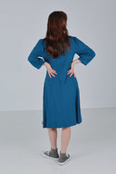Michela blue tale kjole