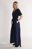 Anette jumpsuit i mørk blå denim