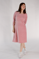 Elli kjole babycord old rose