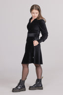 Celeste svart babycord bluse