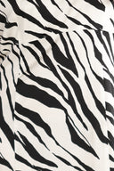 Dalia kort sort og hvit zebra kjole