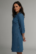 Synne jeansblå denimkjole