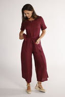 Laura plum jumpsuit