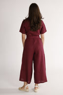 Laura plum jumpsuit