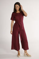 Laura plum jumpsuit