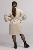 Madeleine beige kordfløyel jakke
