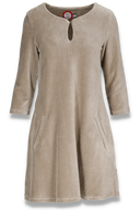 Margrete beige tunika kjole