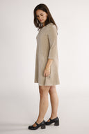 Margrete beige tunika kjole