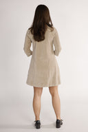 Margrete beige tunika kjole