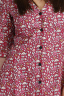 Pandora fucsia rød kjole