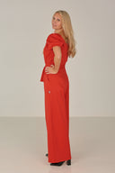 Peggy rålekker rødoransje jumpsuit