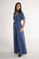 Solveig jumpsuit i blå denim
