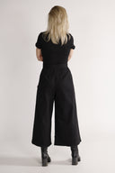 Tordis sort denim jumpsuit