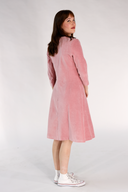 Elli kjole babycord old rose