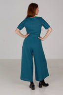 Laura petrol jumpsuit