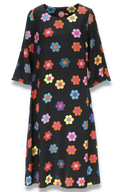 Malin fargerik blomstret kjole