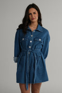 Hedda lysblå denimjakke / kjole