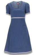 Alina jeansblå denimkjole