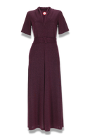 Vera mørk plomme glitter jumpsuit