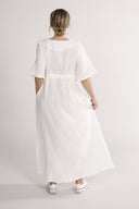 Eira hvit boho chic kjole