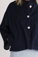 Cora mørkblå denimjakke