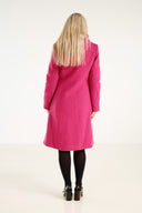 Idunn Duffel coat pink ull
