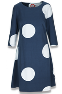 Tara blå og lyseblå kjole
