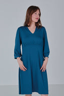 Michela blue tale kjole
