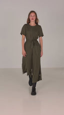 Laura khakigrønn jumpsuit