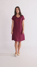 Hannalena plum linkjole