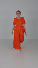Laura oransje jumpsuit