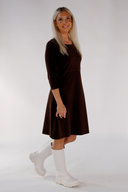 Elli kjole brun babycord