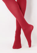 50 denier tights Oroblu Deep red