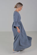 India jeansblue melange boho chic kjole