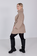 Hailey ullponcho i cream