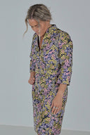 Mina blomstret elegant kjole